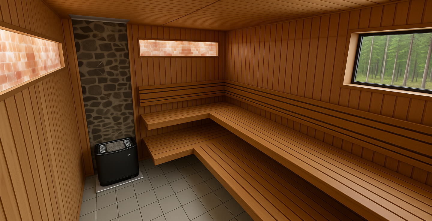 Alder Verical Panel Sauna